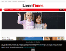 Tablet Screenshot of larnetimes.co.uk